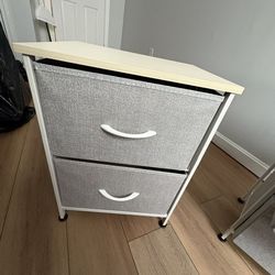 Two Fabric nightstands