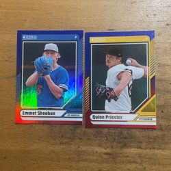 2024 DONRUSS LOT OF 2 FOIL CARDS 