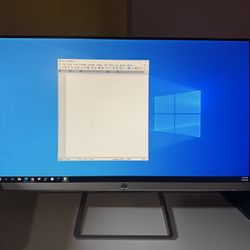 HP 24″ Slim Full HD Monitor – Excellent Condition