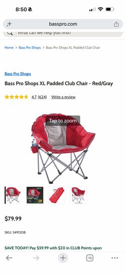 Bass Pro Shop XL Camping Chair