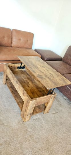 3 piece Sectional includes coffee table