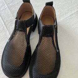 Summer jane  Shoes Size 8 1/2 Black  Brand New