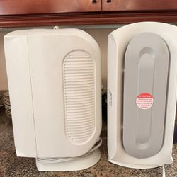 Air purifier (2) 99% Allergens Captured, Hepa Grade Filter