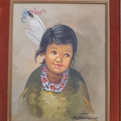 Beautiful Indigenous Painting Signed.