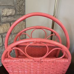 Rattan Magazine Rack