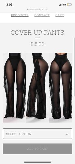 Swimsuit coverup pants