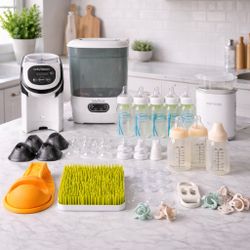 Baby Brezza + Bottles + Accessories (All-in-One Set)