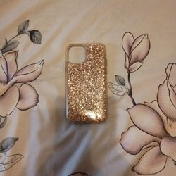 Gold Confetti Glitter iPhone 11 & XR Phone Case Protector Cover