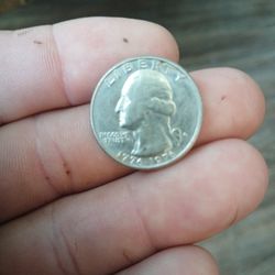 1976 Bicentennial Quarter Filled In Mint Mark