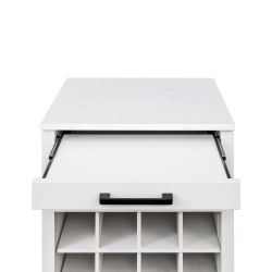WHITE color modular 24 wine bar cabinet Buffet Cabinet