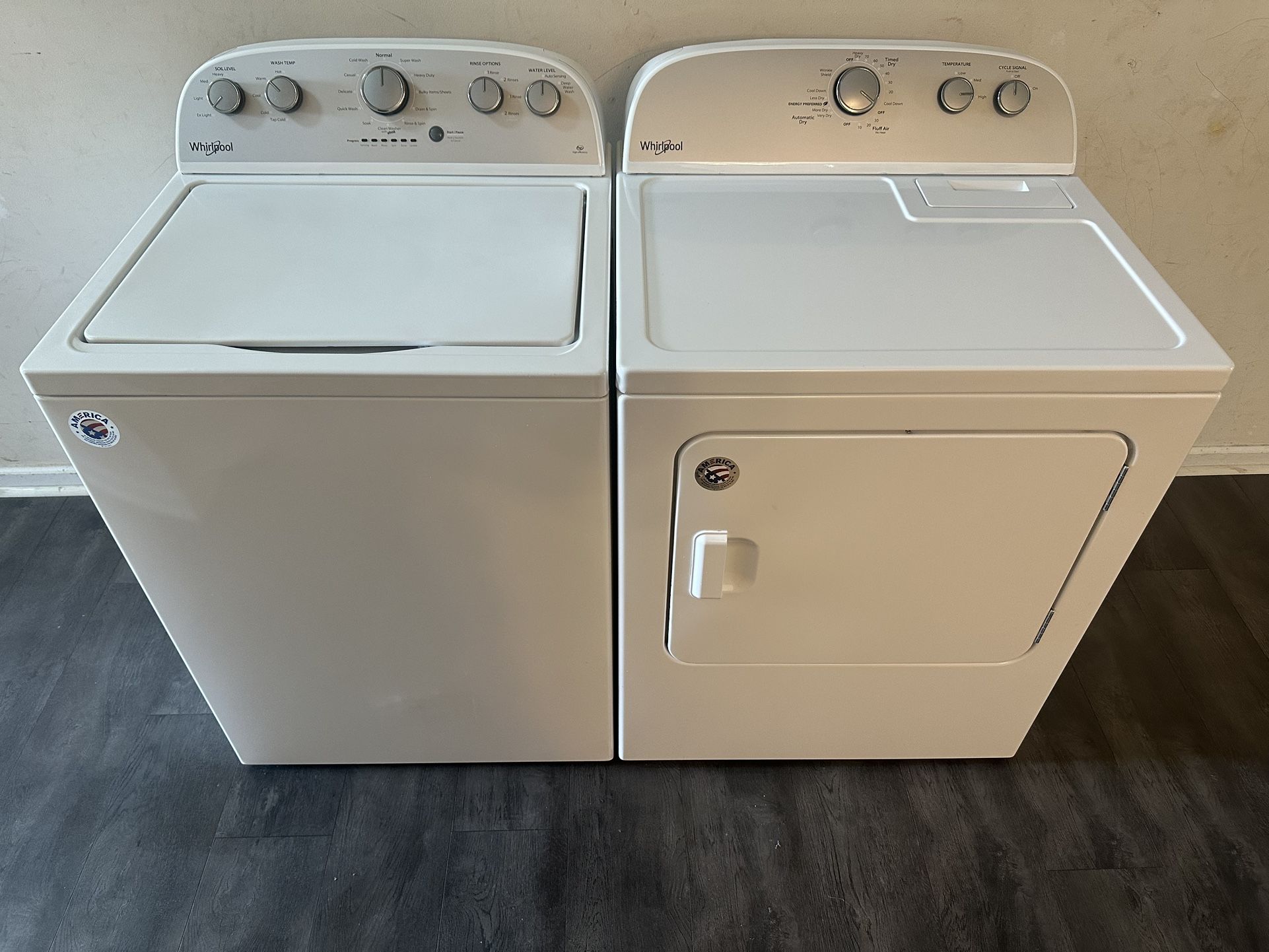 Whirlpool Washer And Dryer Set
