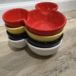 Disney Mickey Snack/Dip Bowl Set