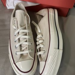 Converse Chuck 70 Ox Size 5 Or 7 Womens - (parchment/garnet/egret) New 