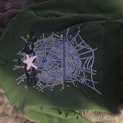 green sp5der hoodie