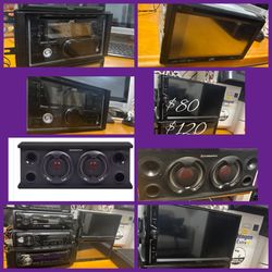 Car Stereos And Sub Box With Speaker 