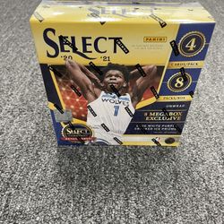 Sealed 2021 NBA Select Mega Box 