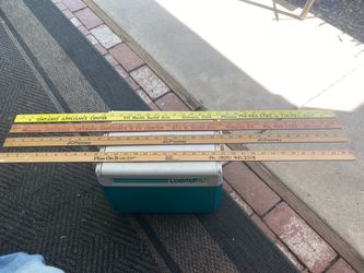 Lot of 4 Rulers