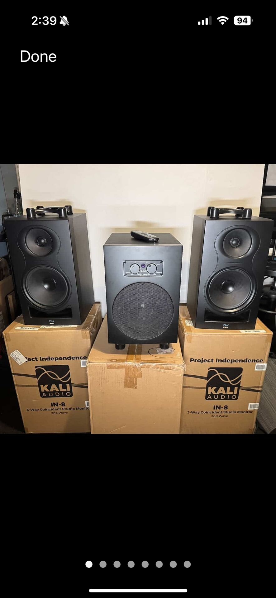 Kali IN-8 V2 With Adams Sub8