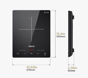 NEW CIARRA Portable Induction Cooktop 1800W – $35