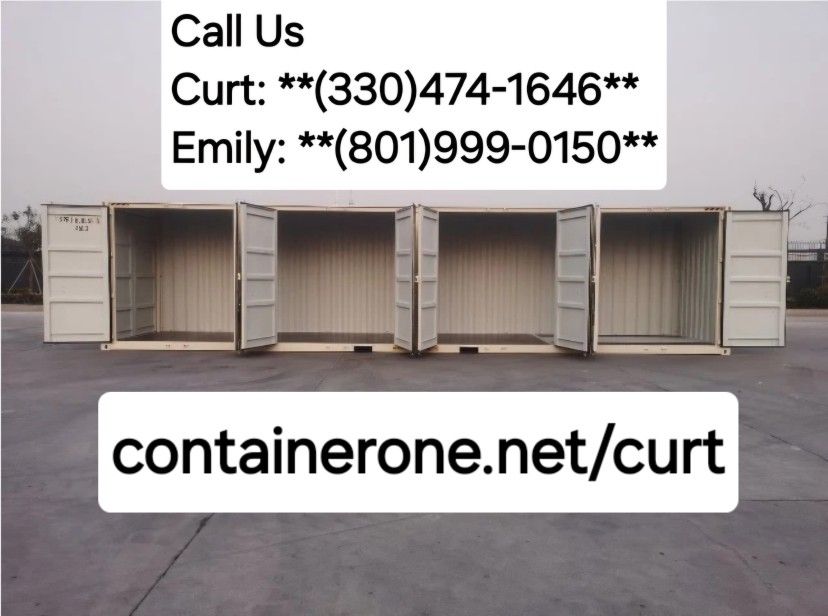 20FT / 40FT Wind And Water Tight Shipping Containers. Conex Sea Cans. New And Used! Indestructible Storage! Payment Plans!  Call Us! 330-474-1646