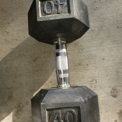 40 Lb Dumbbell