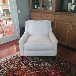 Set of Off White Occasional Chairs from Seldens