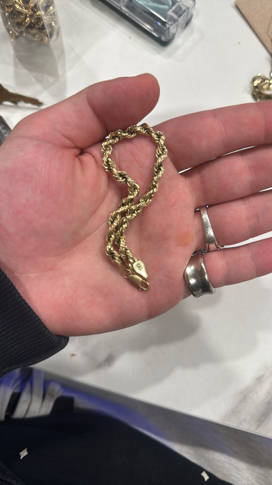 10k Rope Bracelet
