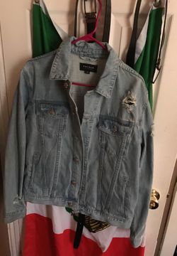 Men's Distressed denim jacket