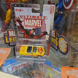 $5!!Marvel Comics Collector DareDevil Car