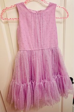 Adorable pretty girl dress with crystal sparkly