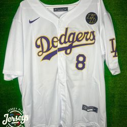 LA Dodgers Kobe Bryant Jersey 