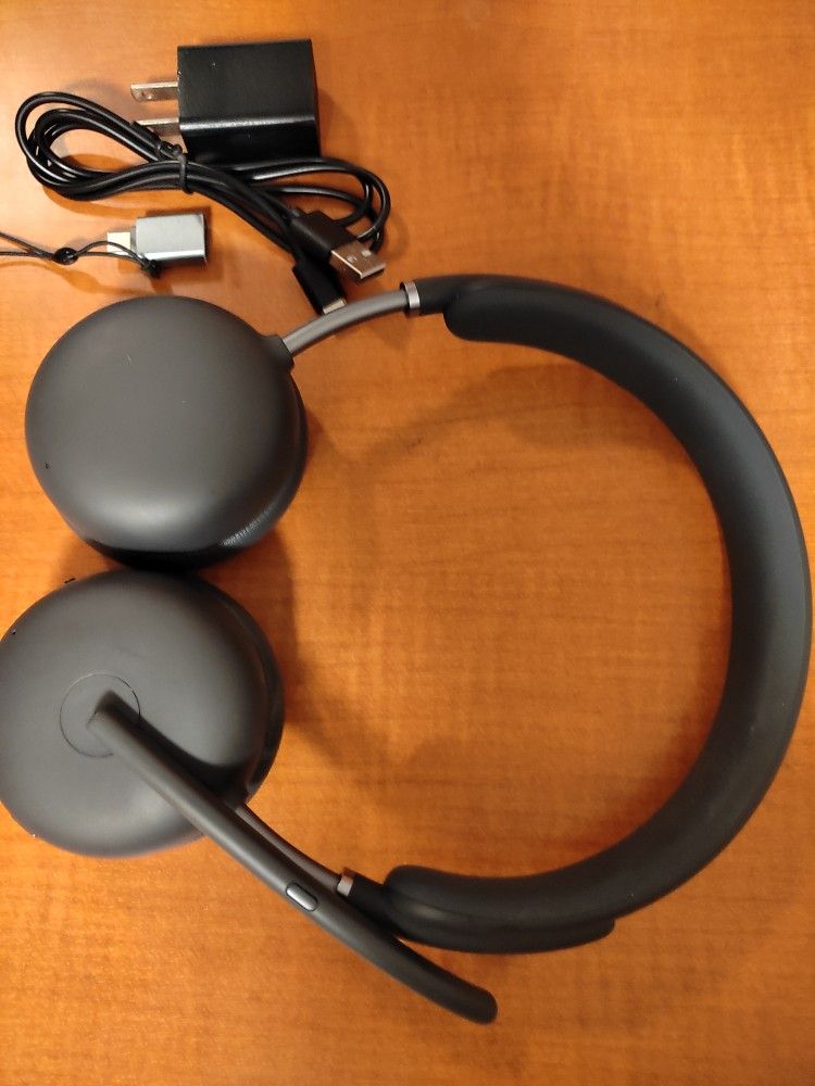 Logitech Zone 2 Wireless Headphones Headset With Charger Type C Adapter 
