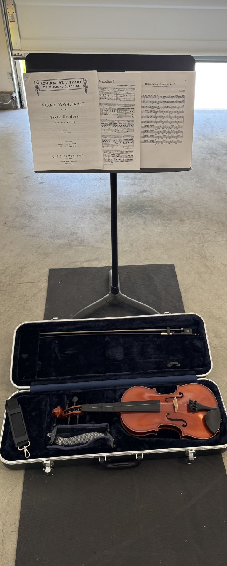 Kids Beginner Violin With Music Stand