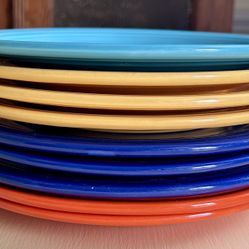 Fiesta OLDER 9 Luncheon Plates
