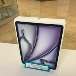 Apple iPad Air M2 13inch New Tablet - Pay $1 today and the rest later!!