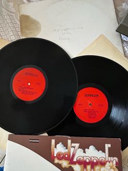 Led Zeppelin Live At The Fourm Mega Rare 2 Vinyl Record Album