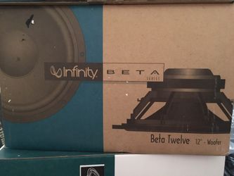 Infinity beta 12 in speakers 3 available