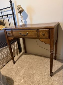 Vintage Sewing Machine Table Desk
