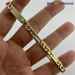 14k Gold Link Bracelet