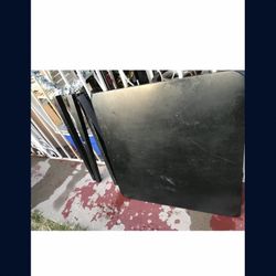 🎁SOLID WOOD HIGH DINNER TABLE AND 4 CHAIRS- BLACK COLOR🎁