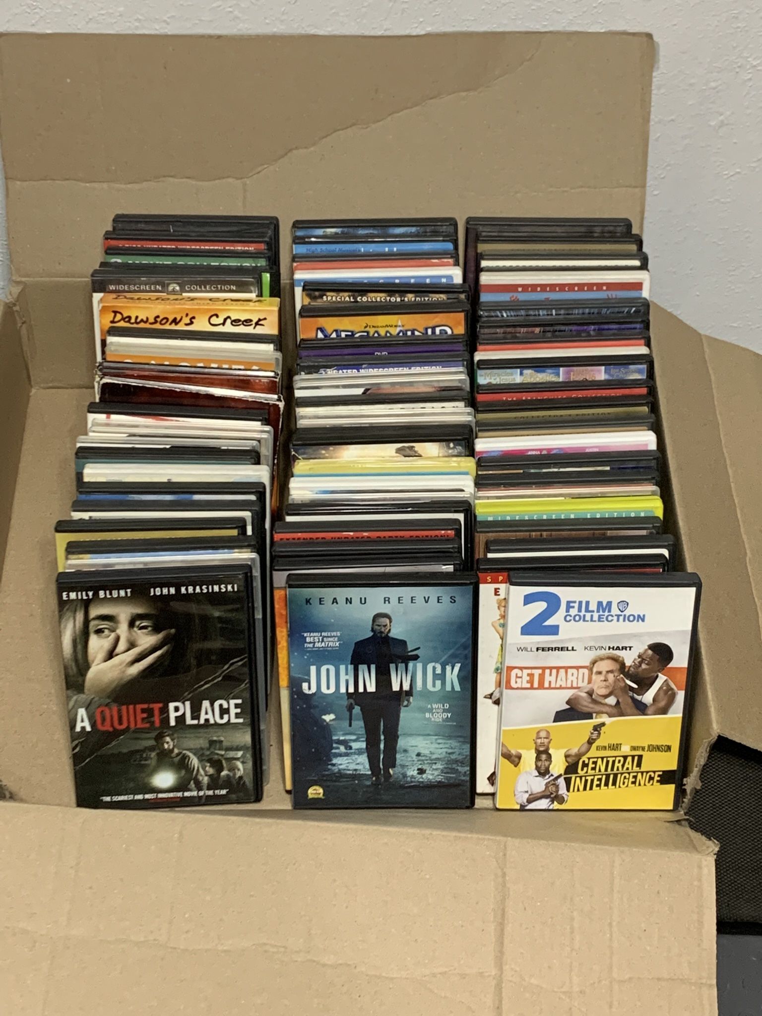 Many DVDs Movies Available CDs