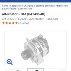 GM Genuine Parts (contact info removed)0 Alternator