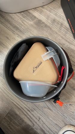 Portable Pot with burner