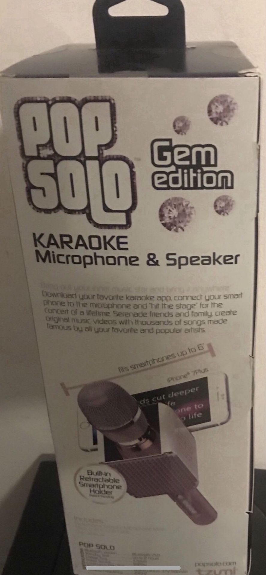 Pop solo jam edition karaoke microphone & speaker