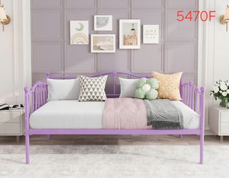 Daybed twin purple metal frame