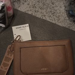 Anne Klein Brown Wristlet Wallet 