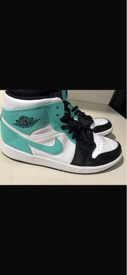 Air Jordan 1 High Sneakers White Teal Black