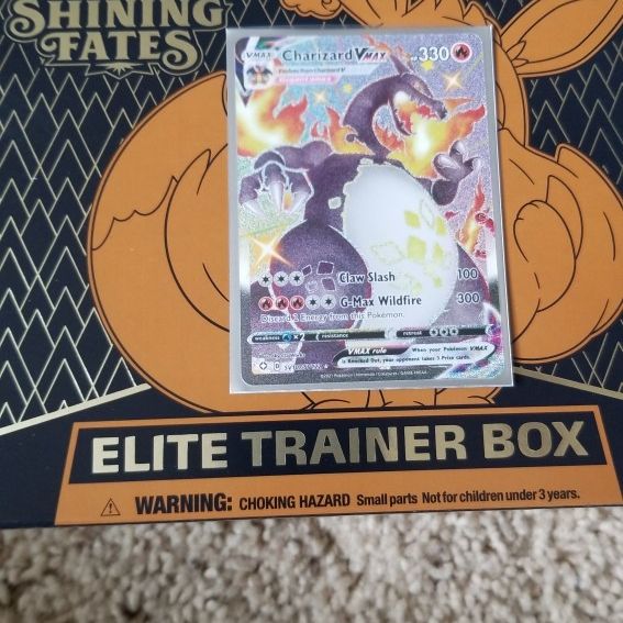 Pokemon Shining Fates Shiny Charizard Vmax SV107/SV122 Hyper Rare