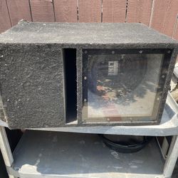 2 Speaker Boxes WITH speakers Inside 