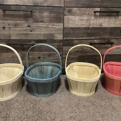 Wooden Decorative Baskets